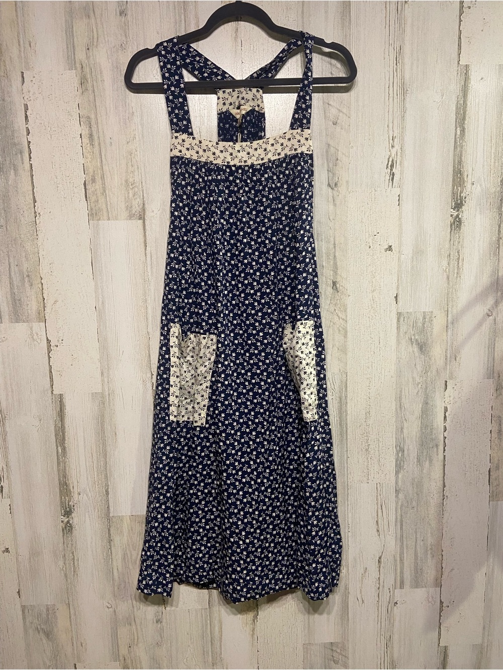 NWT April Cornell Ditsy Tulip Artist Pinafore Midi Dress - Picture 2 of 9